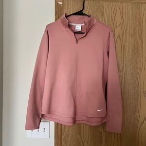 Nike Women's Dusty Rose Quarter-Zip Sweatshirt